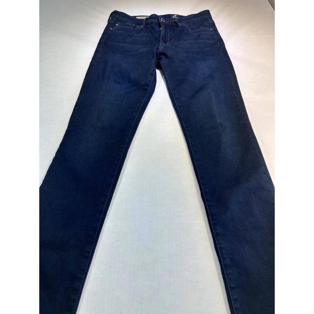 AG Adriano Goldschmied Womens Jeans 27R Blue The Middi Mid Rise Stretch Legging